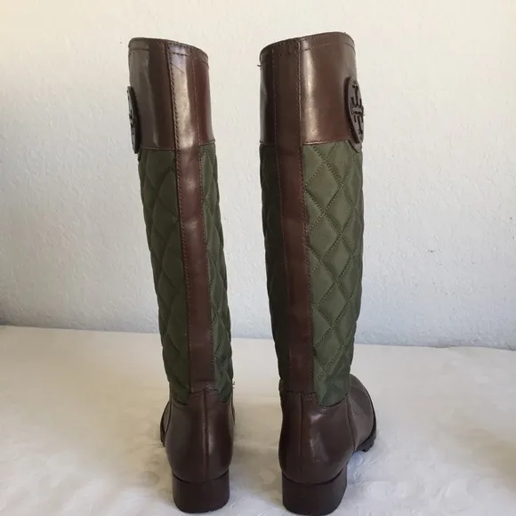 Tory Burch Rowan Quilted Boots