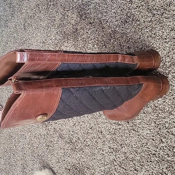 Tory Burch tall leather riding boots