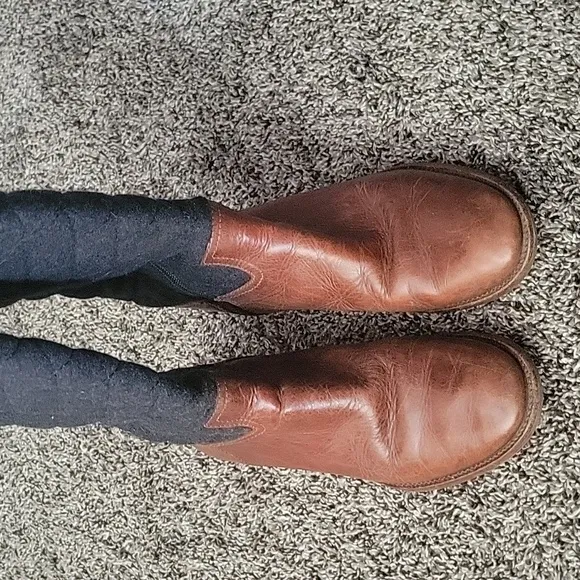 Tory Burch tall leather riding boots