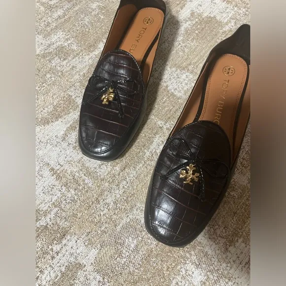 Tory Burch Women's Tory Charm Loafers - Cocoa/Perfect Black