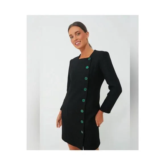 Tuckernuck Black Tweed Winslet Dress NWT Large L
