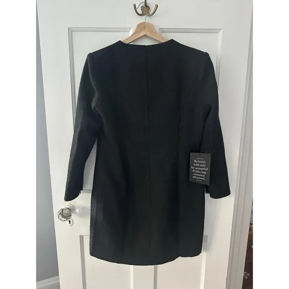 Tuckernuck Black Tweed Winslet Dress NWT Large L