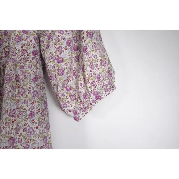 Tuckernuck Hyacinth House Floral Huckleberry Mini Dress Womens Large NWOT $148