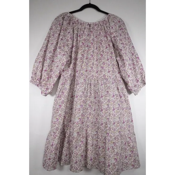 Tuckernuck Hyacinth House Floral Huckleberry Mini Dress Womens Large NWOT $148