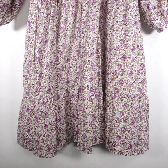 Tuckernuck Hyacinth House Floral Huckleberry Mini Dress Womens Large NWOT $148
