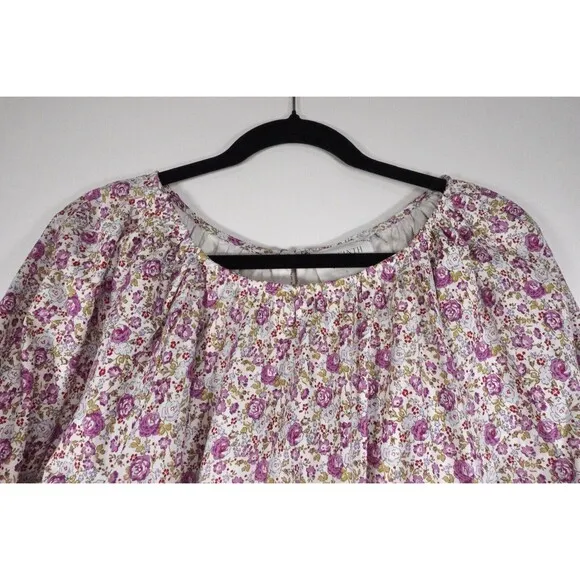 Tuckernuck Hyacinth House Floral Huckleberry Mini Dress Womens Large NWOT $148
