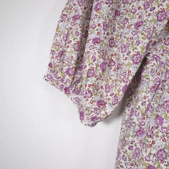 Tuckernuck Hyacinth House Floral Huckleberry Mini Dress Womens Large NWOT $148