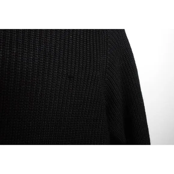 Tuckernuck Pomander Place Black Ainsley Dress Retro Mod Chunky Knit Large 1122