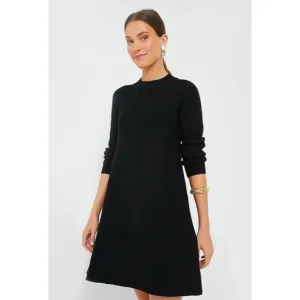 Tuckernuck Pomander Place Black Ainsley Dress Retro Mod Chunky Knit Size XL EUC