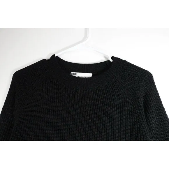 Tuckernuck Pomander Place Black Ainsley Dress Retro Mod Chunky Knit Size XL EUC