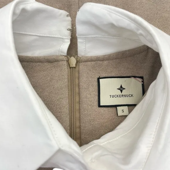 Tuckernuck Sandwhisp Dakota Dress Small Camel/White