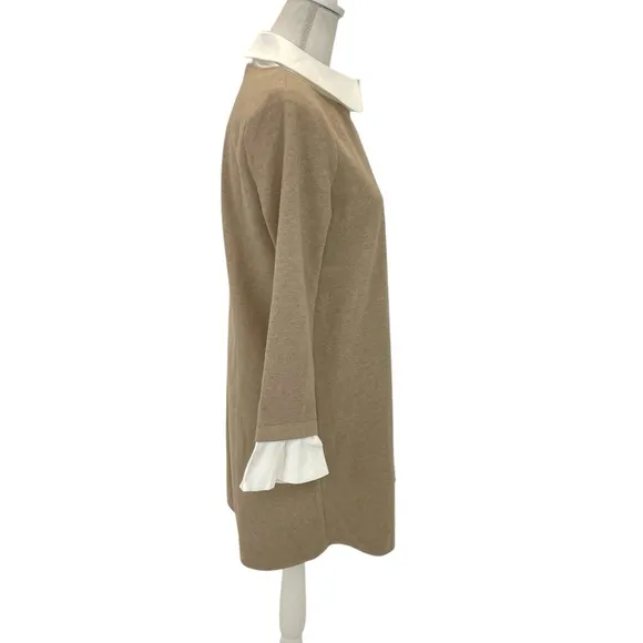 Tuckernuck Sandwhisp Dakota Dress Small Camel/White