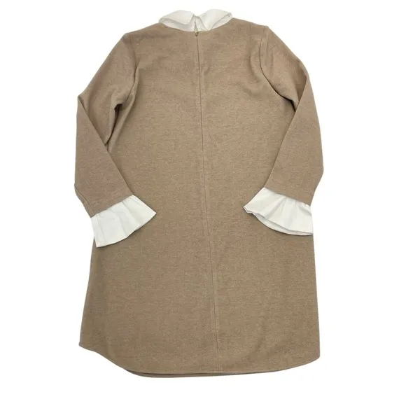 Tuckernuck Sandwhisp Dakota Dress Small Camel/White