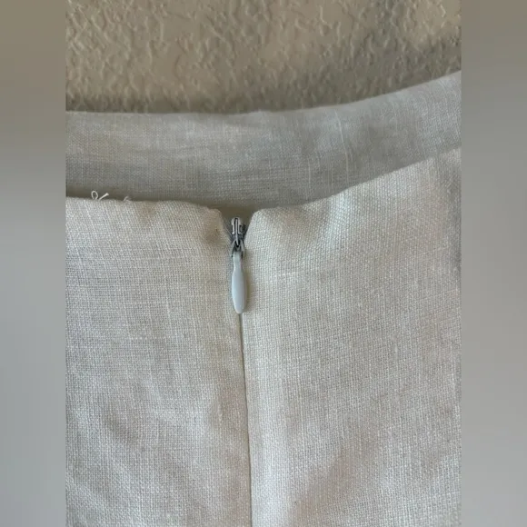 Tuckernuck White Linen Lea Dress L NWOT
