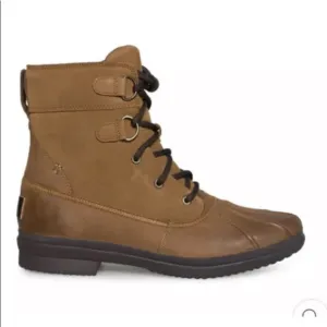 UGG AZARIA WOMEN ANKLE BOOTS WATERPROOF CHESTNUT Sz 11 NWB.