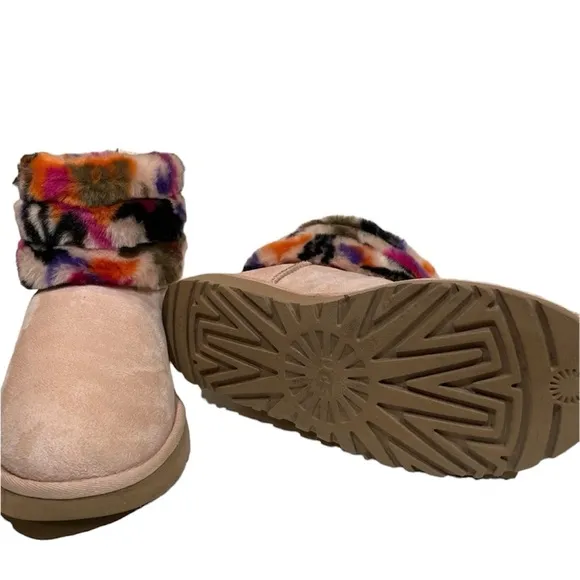UGG Boots/ W Fluff Mini Quilted Mottle
