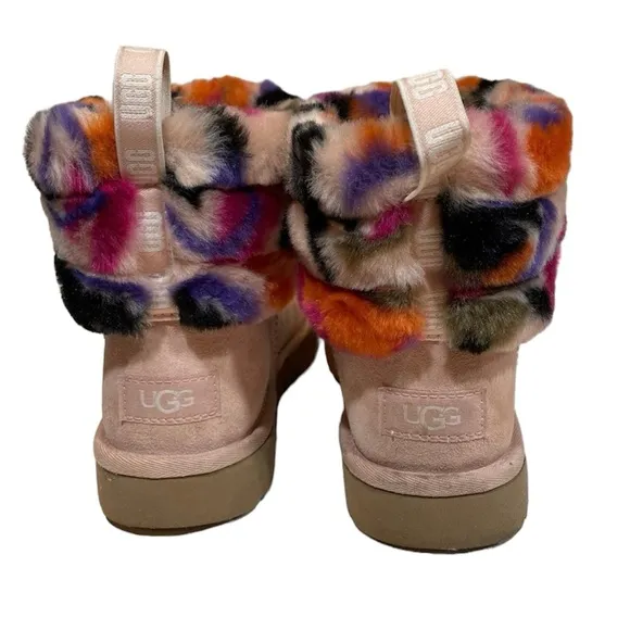 UGG Boots/ W Fluff Mini Quilted Mottle
