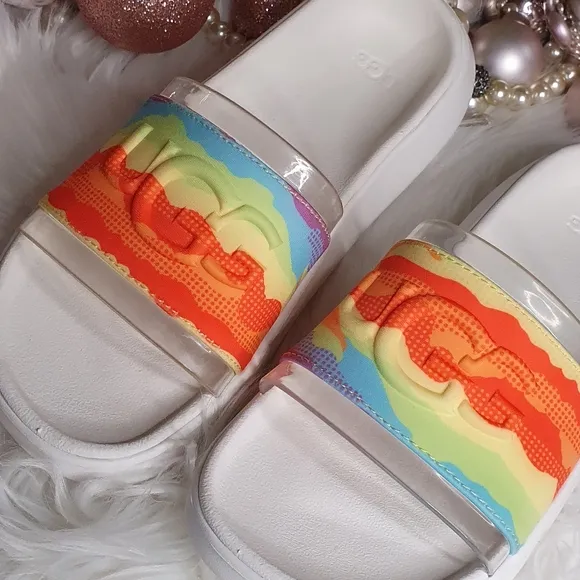 Ugg Cali Collage women slides Size5