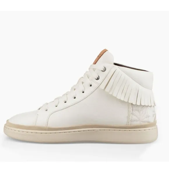 Ugg Cali High Fringe Leather Fashion Sneakers