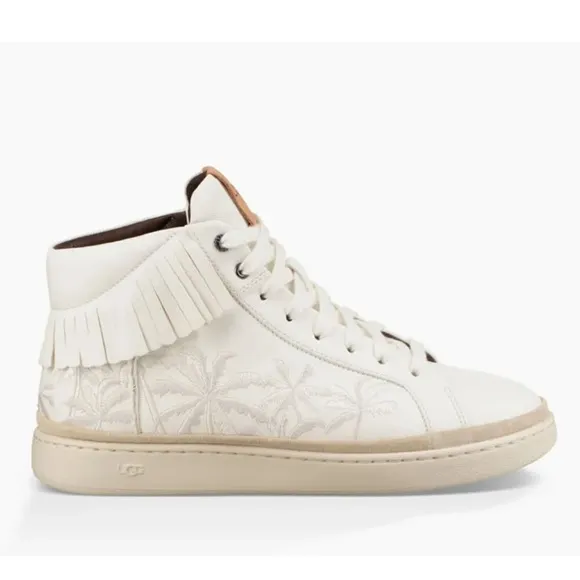 Ugg Cali High Fringe Leather Fashion Sneakers