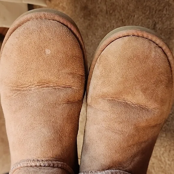 UGG Classic Short Cozy Tan Shearling Boots