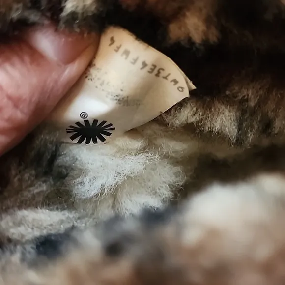 UGG Fluff Mini Quilted Leopard Boots