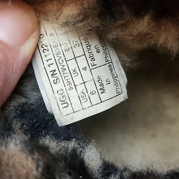 UGG Fluff Mini Quilted Leopard Boots