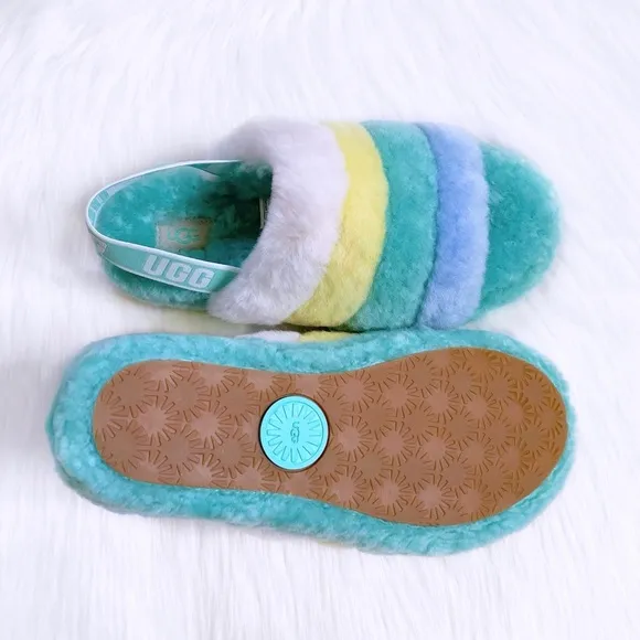 UGG Fluff Yeah Slide In Tide Pool Multi