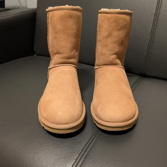 UGG Tan Shearling Boots