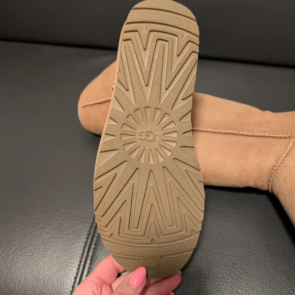 UGG Tan Shearling Boots