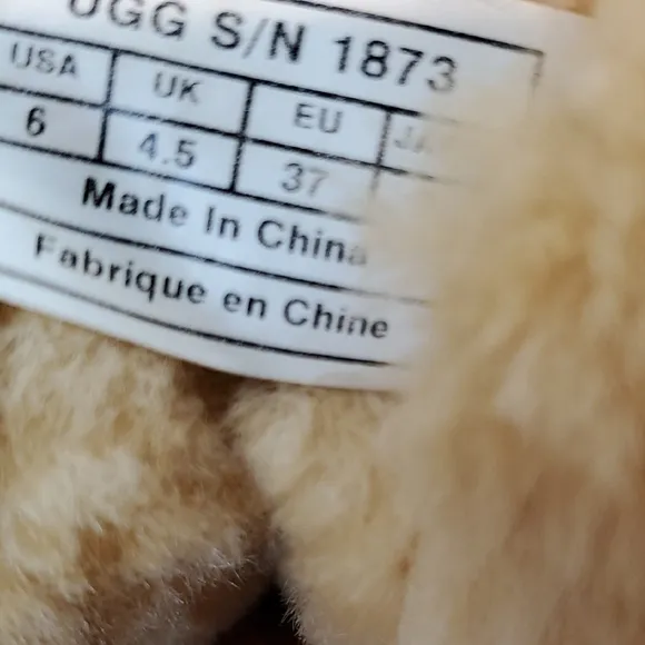 UGG Tan Winter Boots with Sheepskin Lining - 6