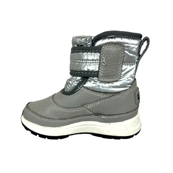 UGG Toddlers' Taney Weather Metallic Boots  Size 6  Silver Winter Snow Boots