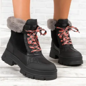 UGG Women’s Ashton Adie Black Waterproof Boot