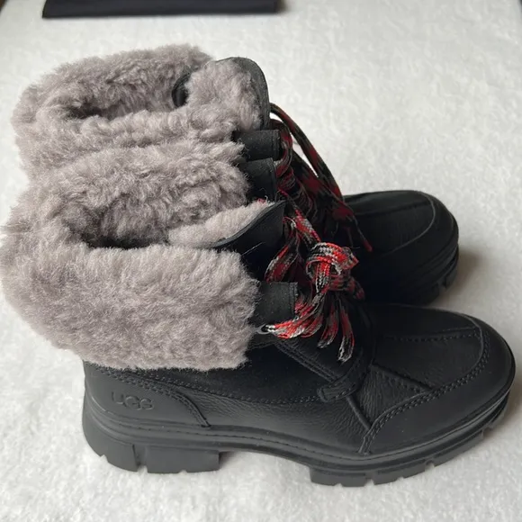 UGG Women’s Ashton Adie Black Waterproof Boot