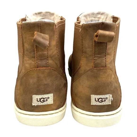 UGG Women’s Hollyn Deco Quilted Brown Slip On Ankle Boots Size US 9