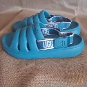 UGG Womens Sport Yeah Sand Aqua Sandals  Slides Size 9