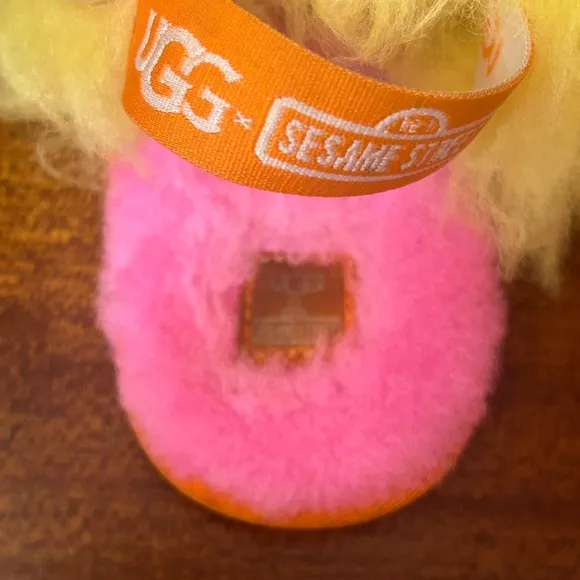 Ugg X Big Bird Fluff Yeah Slides Size 11 Girls