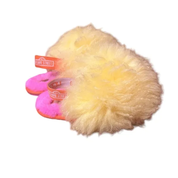 Ugg X Big Bird Fluff Yeah Slides Size 11 Girls