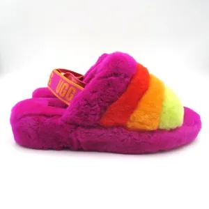 UGG FLUFF YEAH WOMEN'S SLIPPER SANDALS SLIDES SZ 8