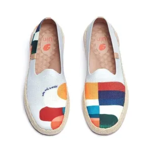 UIN Women's Espadrilles Knitted Walking Casual Shoes Marbella (Hold that Color)
