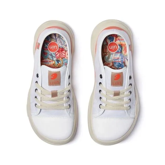 UIN Women's Fashion Sneakers Comfort Casual Shoes (BRIGHT WHITE SEGOVIA I)