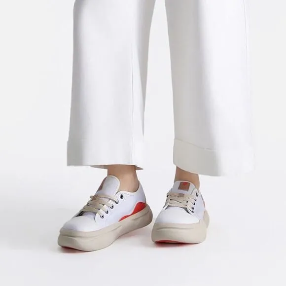 UIN Women's Fashion Sneakers Comfort Casual Shoes (BRIGHT WHITE SEGOVIA I)