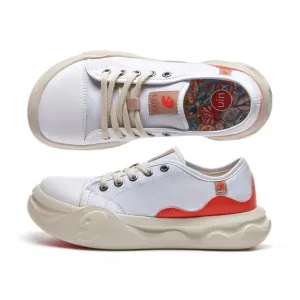 UIN Women's Fashion Sneakers Comfort Casual Shoes (BRIGHT WHITE SEGOVIA I)