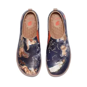 UIN Women's Walking Shoes Microfiber Casual Loafers Comfort Sneaker (Astro Lore)