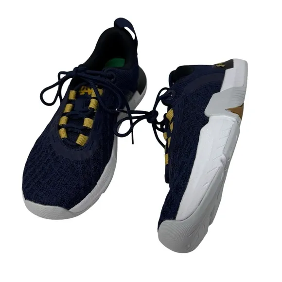 Under Armour Women’s Size 6.5 Notre Dame TriBase Reign 5 Blue Shoes Sneakers New