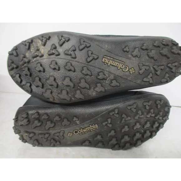 USED Columbia Women's Minx Shorty Cold Weather Boots, Black/Pebble-Size 9.5