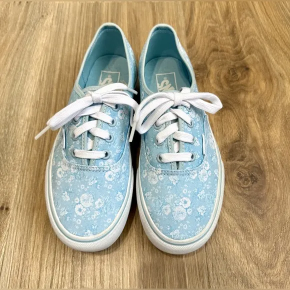 Vans Authentic PLATFORMS Tonal Floral Omphlds True White sneakers Size 7 LNC