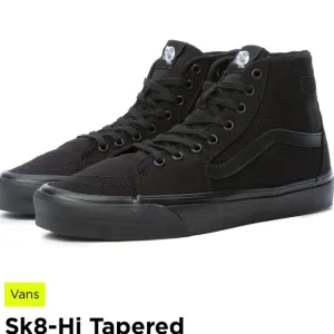 Vans Black High-Top Sneakers Canvas Style