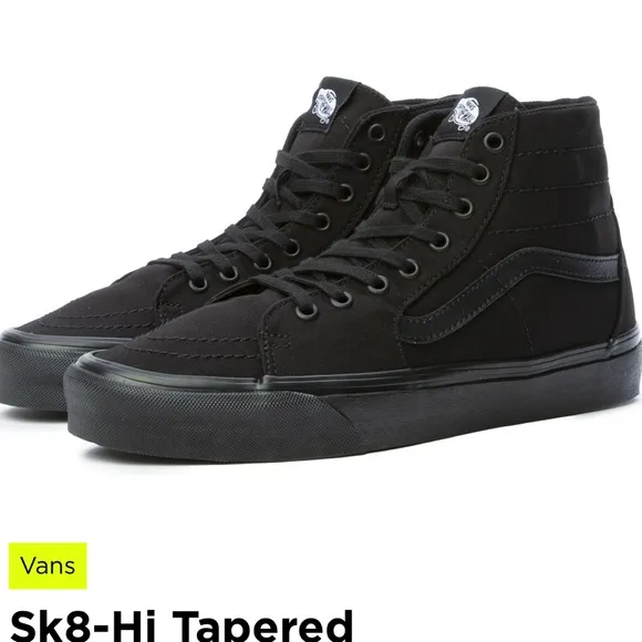 Vans Black High-Top Sneakers Canvas Style