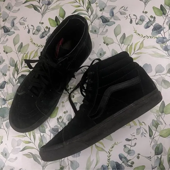 Vans Black Sk8-Hi Sneakers 10